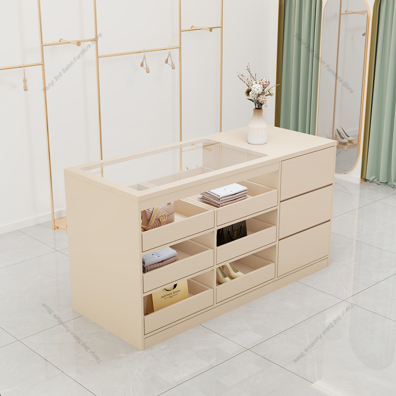 현대적인 스타일의 창의적인 의류 매장용 아일랜드형 수납 - Office Furniture 리뷰 및 가격