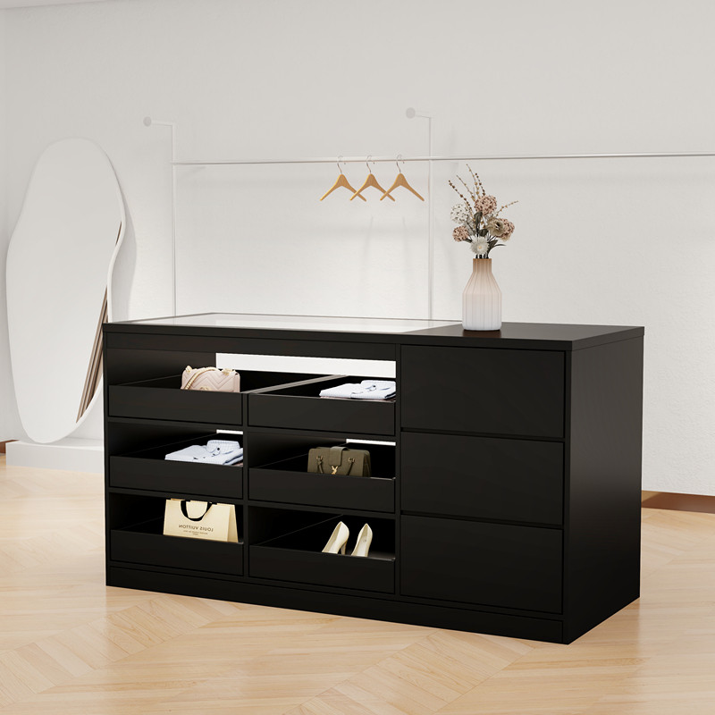 현대적인 스타일의 창의적인 의류 매장용 아일랜드형 수납 - Office Furniture 리뷰 및 가격