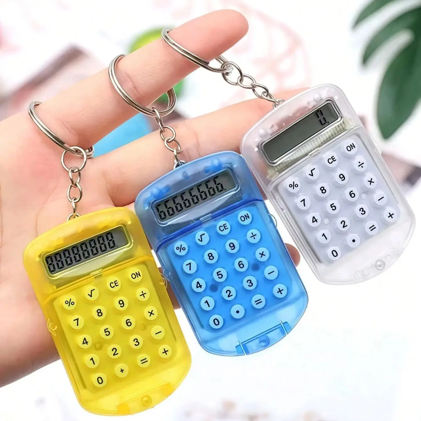 미니 만화 디자인 계산기, 키링 포함, 8자리 숫자 표 - Scientific Calculator For Secondary School 리뷰 및 가격