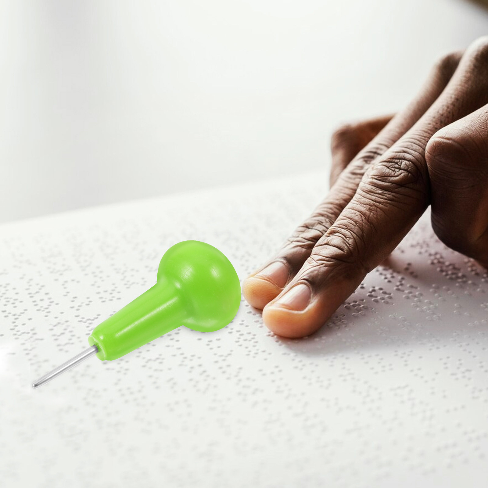 녹색 점자 필기 펜, 휴대용 점자 스타일러스, 시각 장 - Writing Tools 리뷰 및 가격